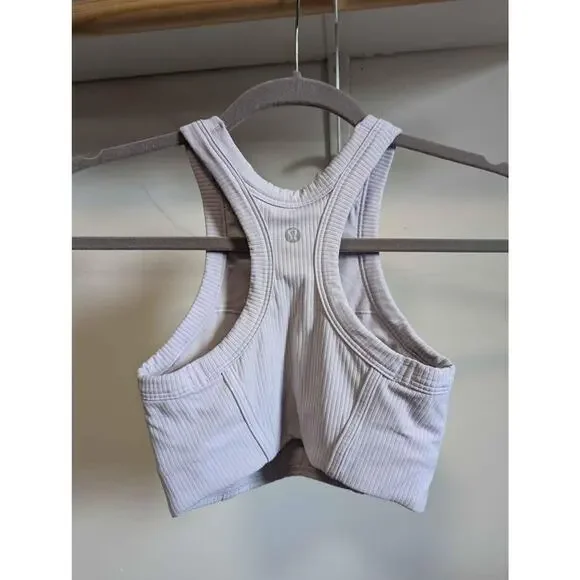 Lululemon High Neck Yoga Bra Size 2 - Picture 3 of 6